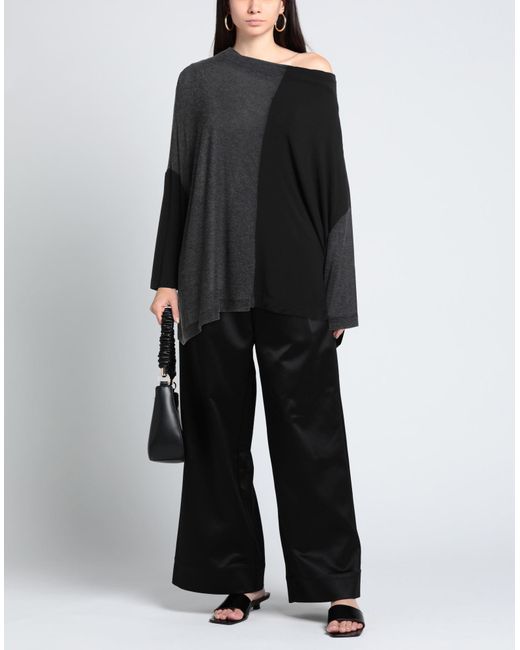 ALESSIA SANTI Black T-Shirt Cotton, Polyamide