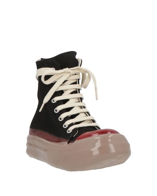 Rick Owens Brown Sneakers Textile Fibers