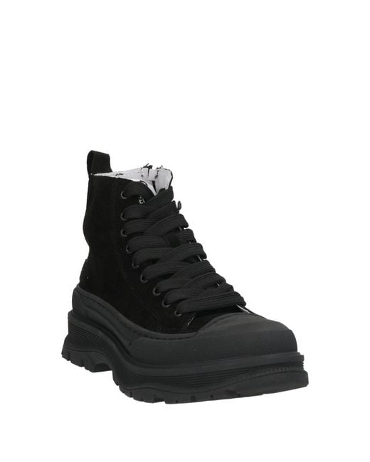 2 Star Black Sneakers Leather