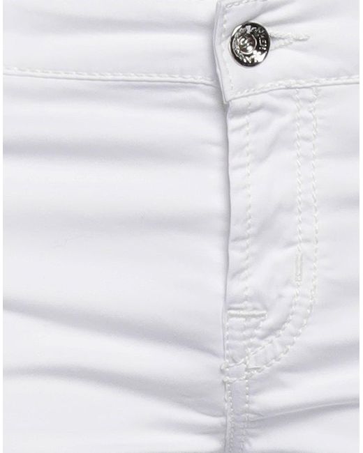 Jacob Coh?n White Pants Cotton, Elastane