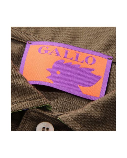 Gallo Poloshirt in Brown für Herren