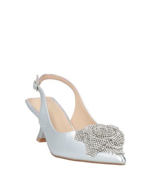 Twenty Four Haitch White Pumps