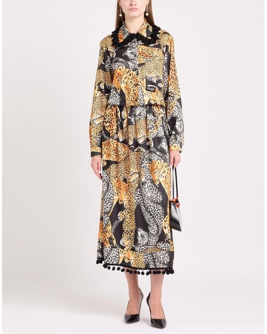 5 PROGRESS Metallic Maxi-Kleid