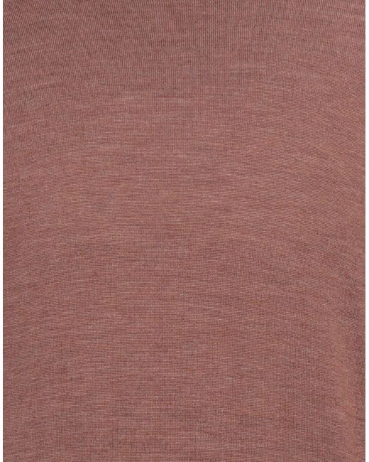 Daniele Fiesoli Red Turtleneck Virgin Wool for men