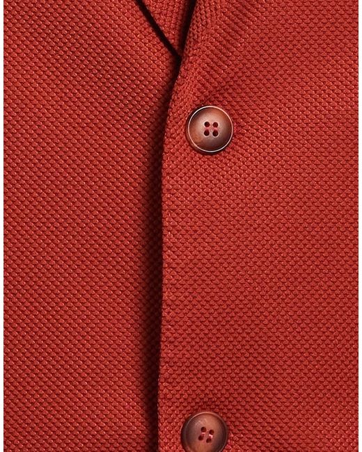 Massimo Rebecchi Red Blazer Polyester, Elastane for men