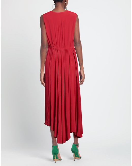 N°21 Red Midi-Kleid