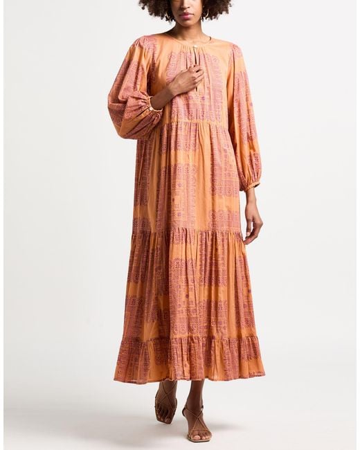 Antik Batik Orange Maxi Dress