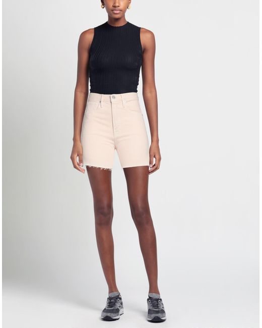 FRAME Natural Denim Shorts