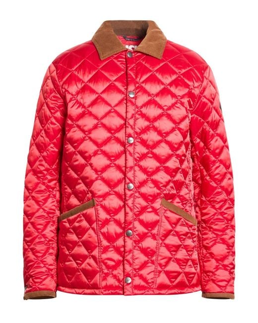 Husky Red Puffers for men