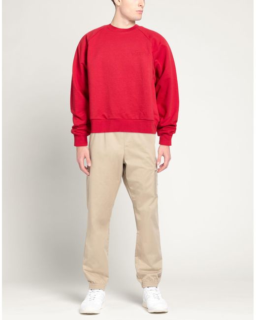 GARMENT WORKSHOP Red Sweatshirt Cotton for men