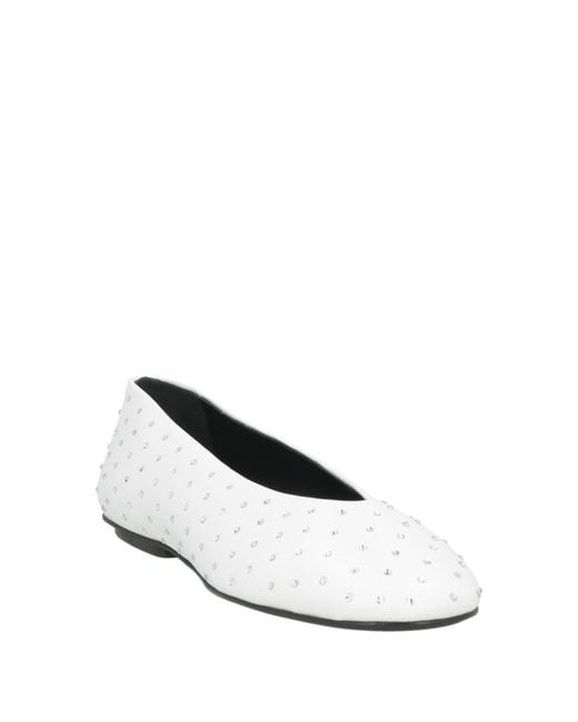 Ballerine di Sergio Rossi in White