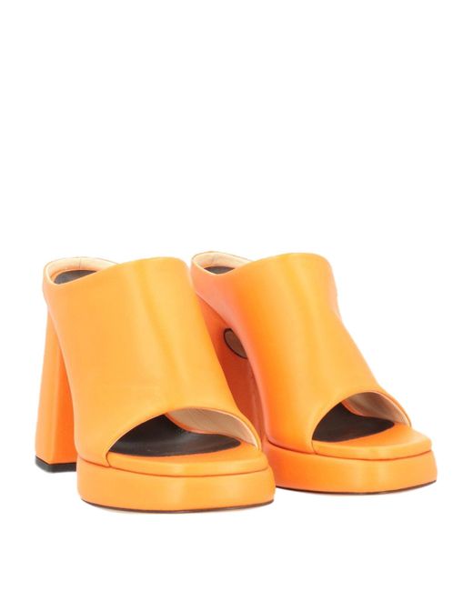 Proenza Schouler Orange Sandals