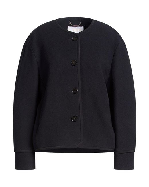 Chloé Blue Coat Virgin Wool, Polyamide