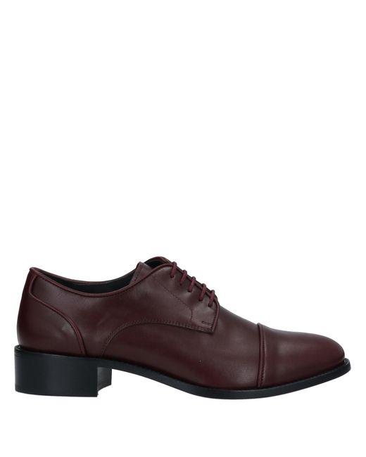 High Brown Lace-up Shoes