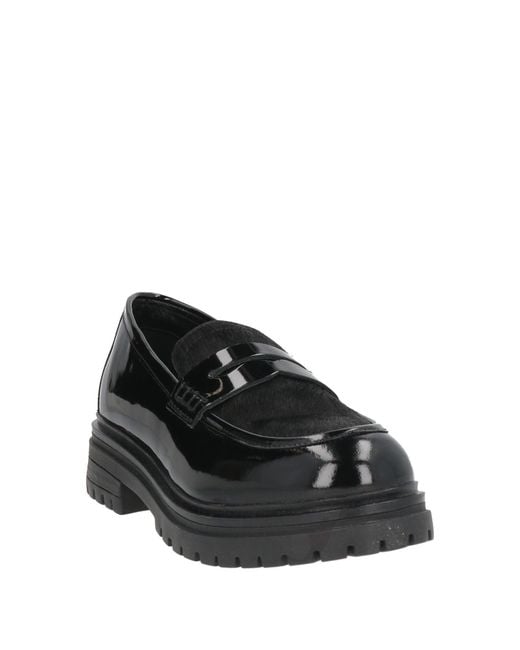 Emanuélle Vee Black Loafers Leather
