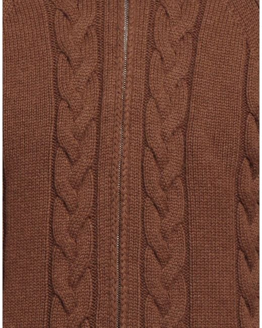 Moorer Brown Cardigans for men