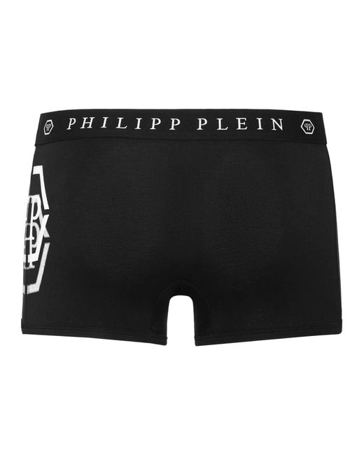 Boxer di Philipp Plein in Black da Uomo