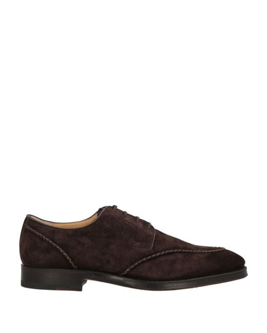 Bally Brown Scribe Lace-Up Shoes Calfskin for men