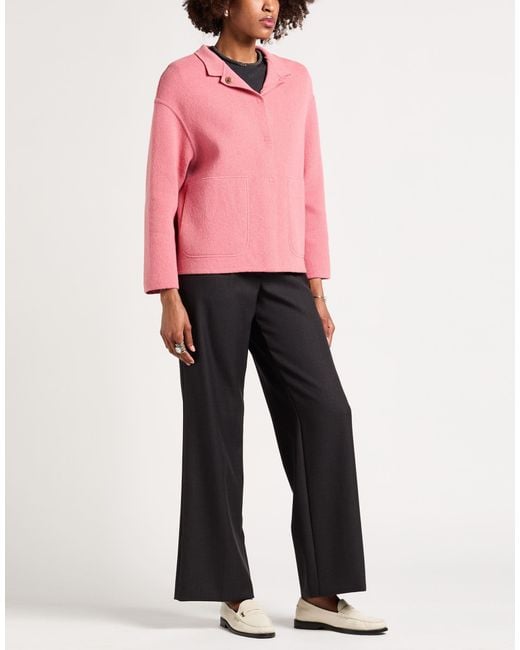 Bruno Manetti Pink Jacket Virgin Wool, Nylon
