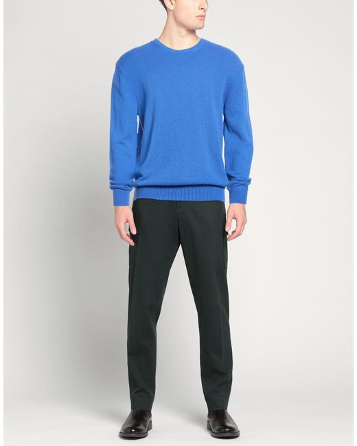 Amaranto Blue Sweater Cotton, Polyamide for men