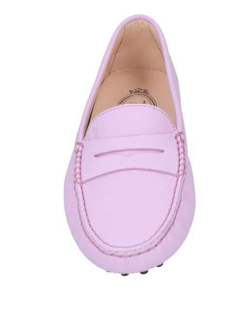 Tod's Purple Loafers