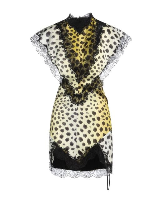 The Attico Black Mini Dress Viscose