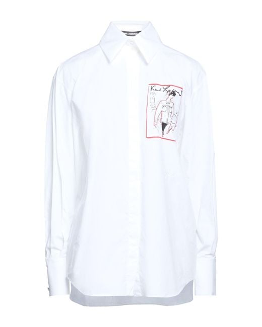 Karl Lagerfeld White Shirt