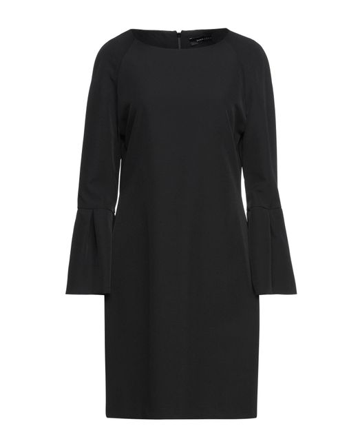 EMMA & GAIA Black Mini Dress Polyester, Elastane