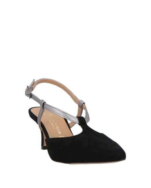 Divine Follie Black Pumps Leather