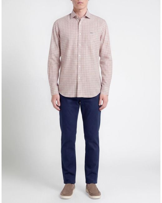 Paul & Shark Pink Brick Shirt Cotton for men