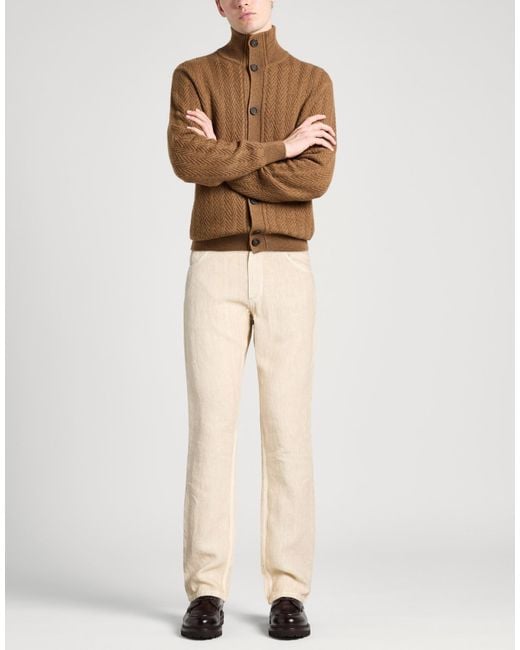 120% Lino Natural Trouser for men