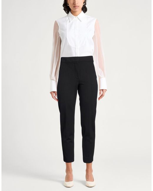 Max Mara Black Pants Viscose, Polyamide, Elastane