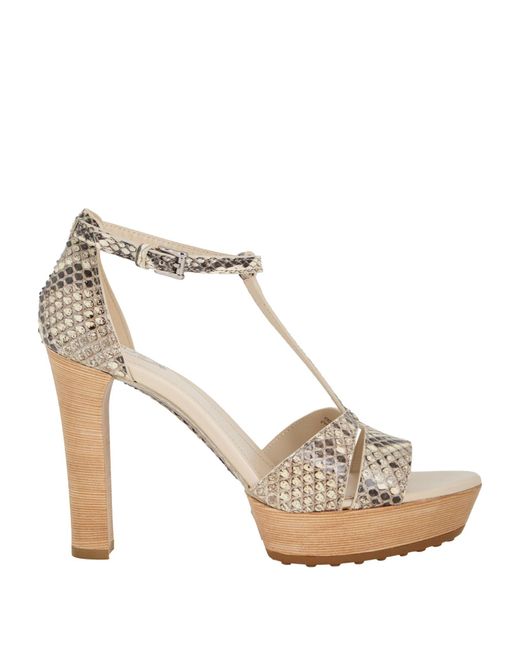 Tod's Metallic Sandale