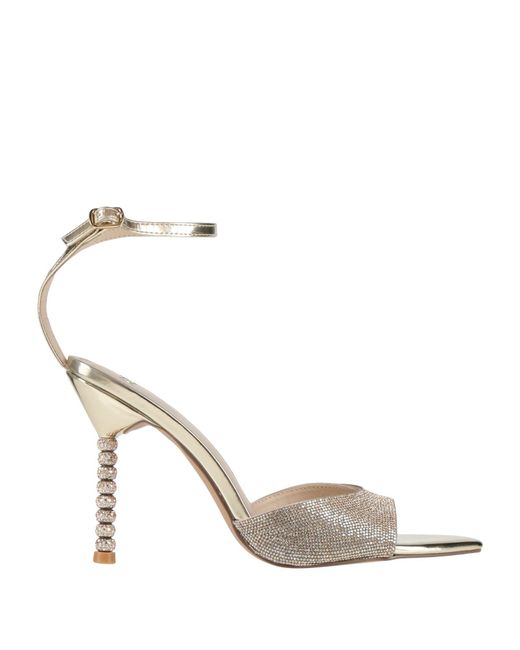 Exe' Metallic Sandals