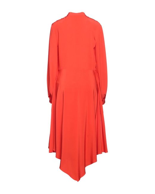 Stella McCartney Red Midi Dresses