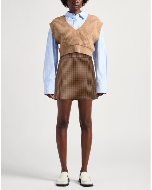 Ottod'Ame Brown Minirock