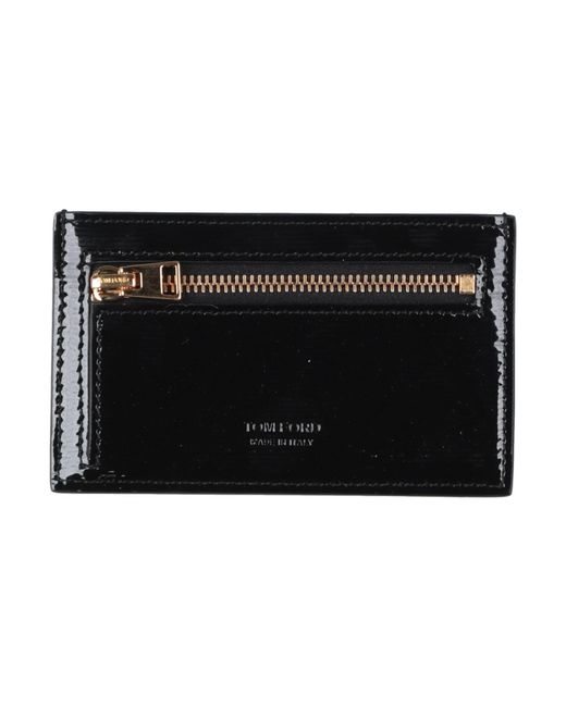 Tom Ford Black Cardholder Calfskin