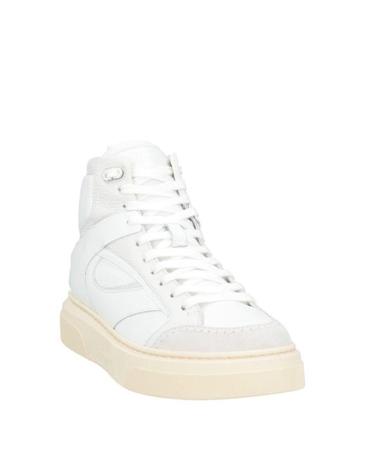 Ferragamo White Sneakers Calfskin for men