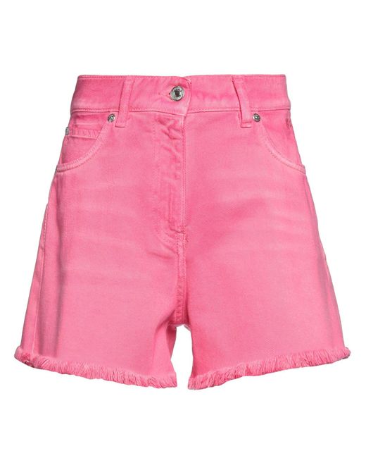 MSGM Pink Denim Shorts
