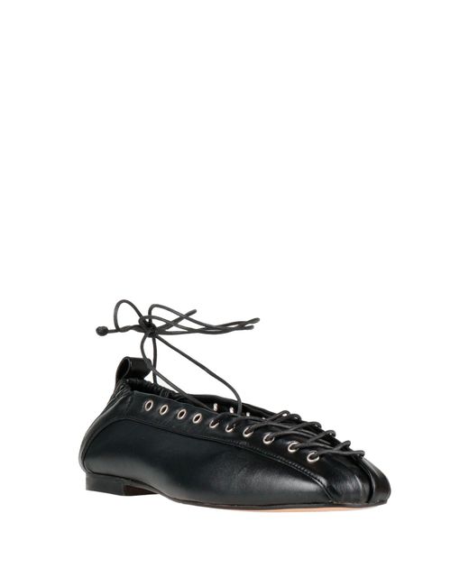 Ovyè Black Ballet Flats