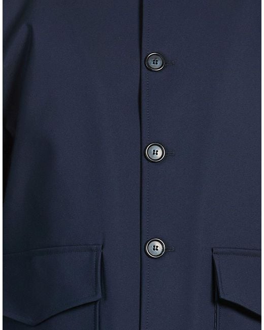 Exte Blue Jacket Cotton, Nylon, Elastane for men