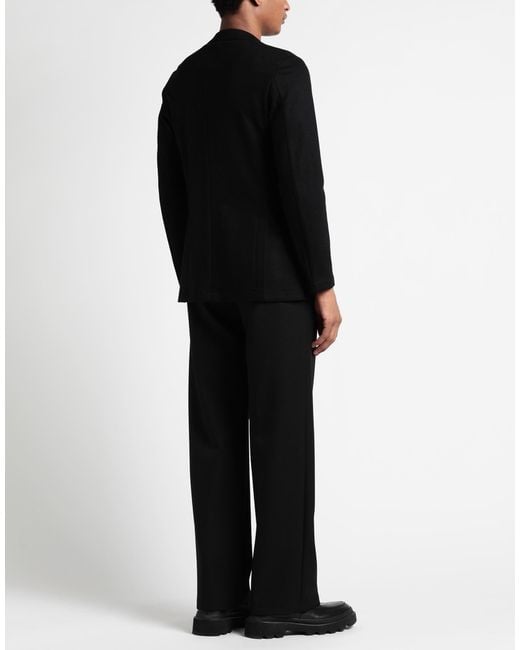 Boglioli Black Blazer Virgin Wool for men