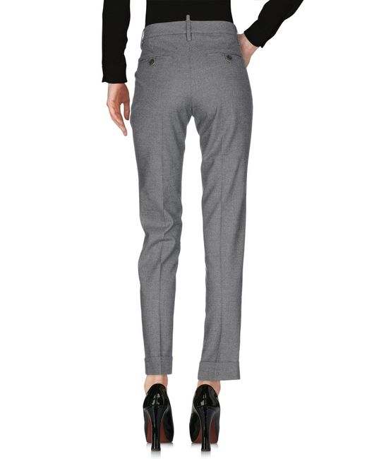 Cappellini By Peserico Gray Pants Polyester, Viscose, Elastane