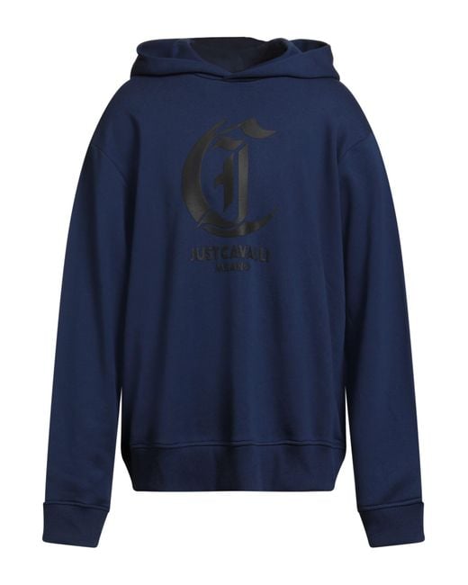 Just Cavalli Blue Sweatshirts for men