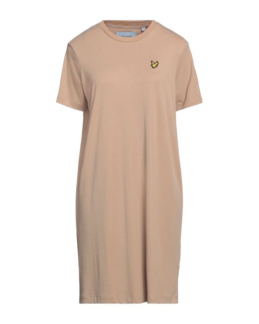 Lyle & Scott Natural Mini Dress