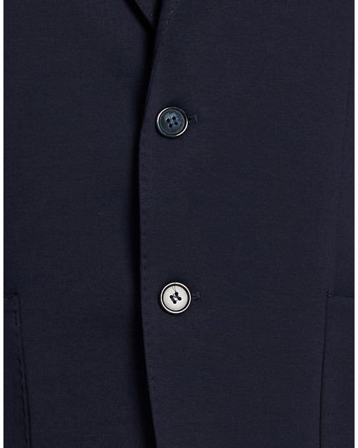 Exte Blue Blazer Cotton, Nylon, Elastane for men