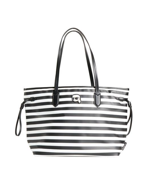 Karl Lagerfeld White Handbags