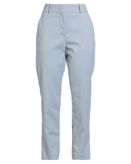 Eleventy Blue Pants Cotton, Polyamide, Elastane