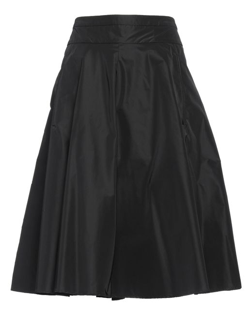Aspesi Black Midi Skirt
