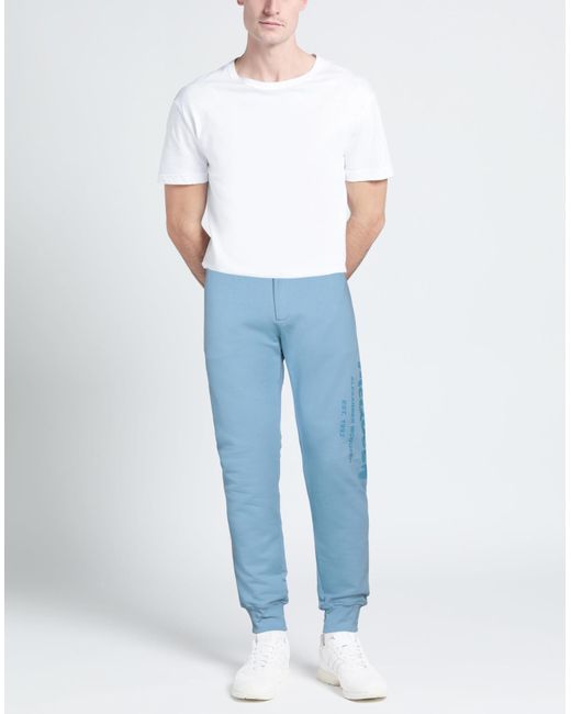 McQueen Blue Pants for men